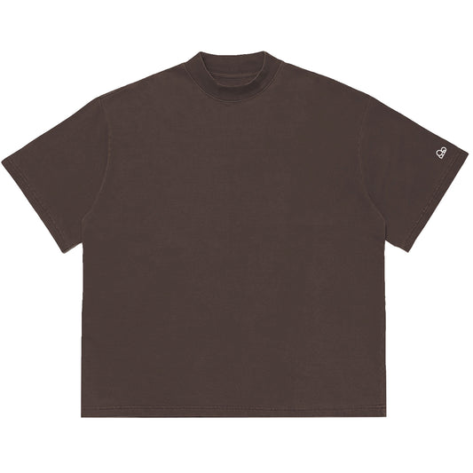 Camiseta Oversized Lisa Marrom Zero Encolhimento