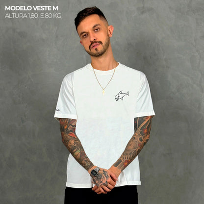 Camiseta Basic WNC Flipper Off White