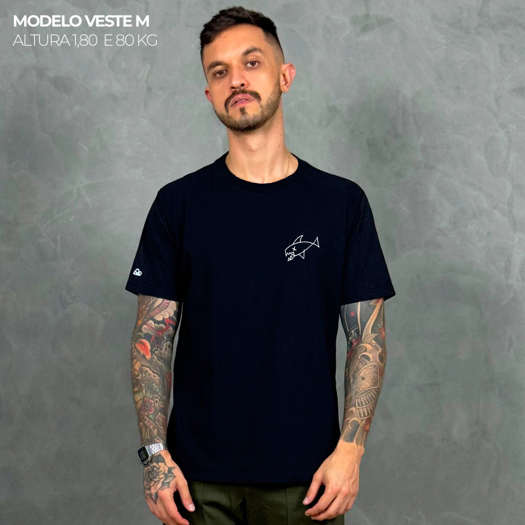 Camiseta Basic WNC Flipper Preto
