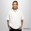 Kit com 3 Camisetas Oversized Heavy WNC Off White
