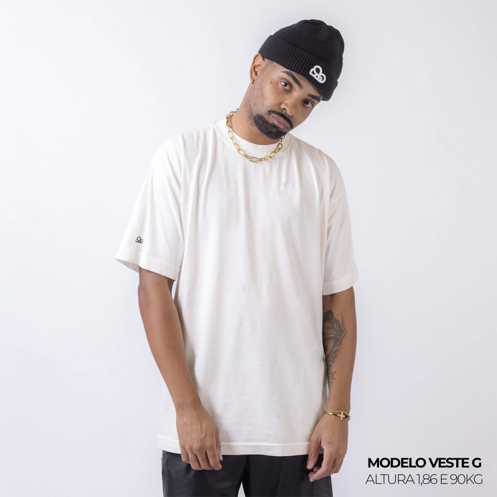 Kit com 6 Camisetas Oversized WNC Off White | Preta | Cinza