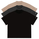 Kit com 3 Camisetas Oversized Lisa Encolhimento Zero
