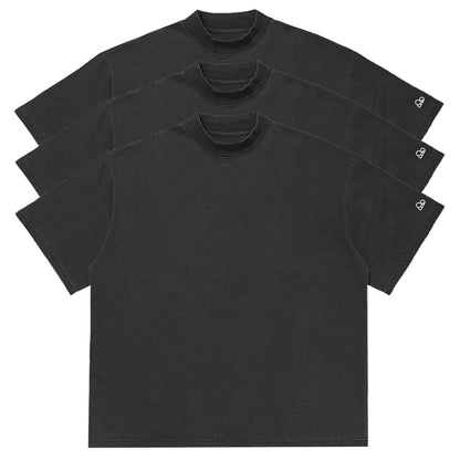 Kit com 3 Camisetas Oversized Lisa Encolhimento Zero