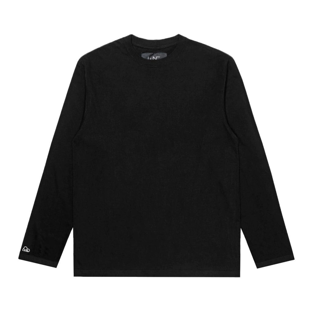 Camiseta Manga Longa Oversized Preto