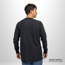 Camiseta Manga Longa Oversized Dreamy Preto Vintage