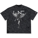 Camiseta Oversized Nirvana Preto Estonado
