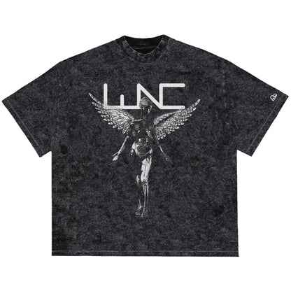 Camiseta Oversized Nirvana Preto Estonado