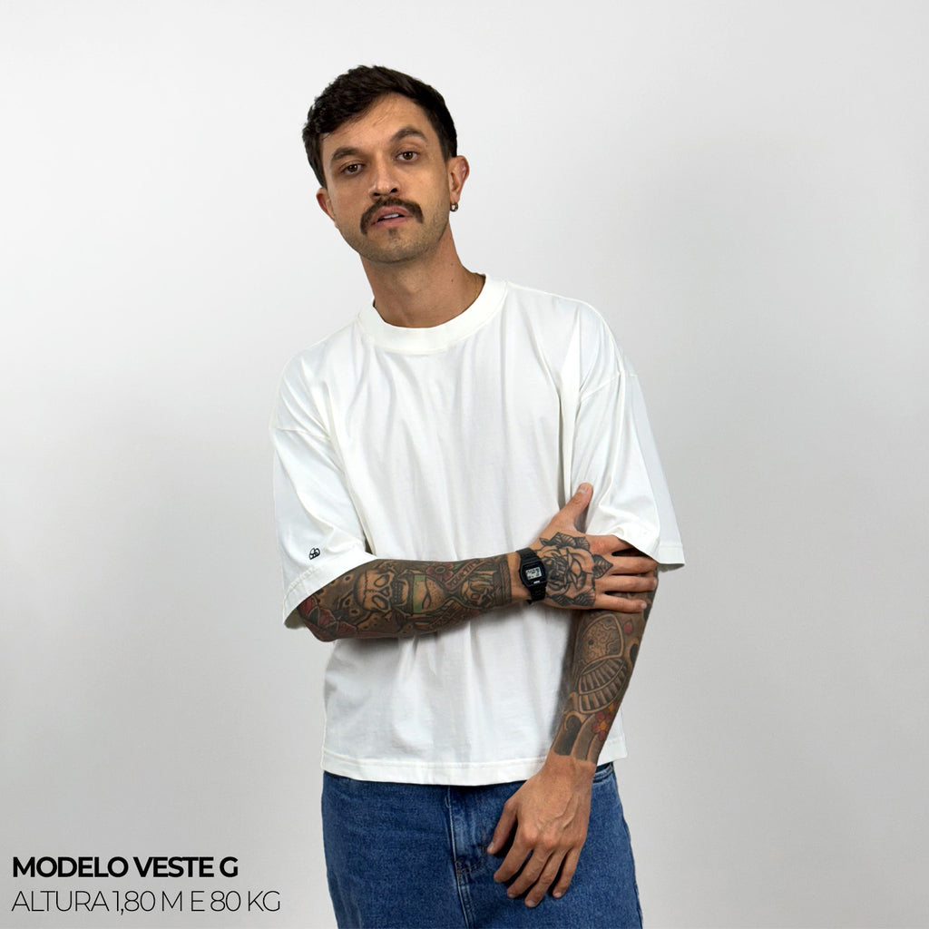 Kit com 3 Camisetas Boxy WNC