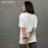 Camiseta Oversized Simple Off White