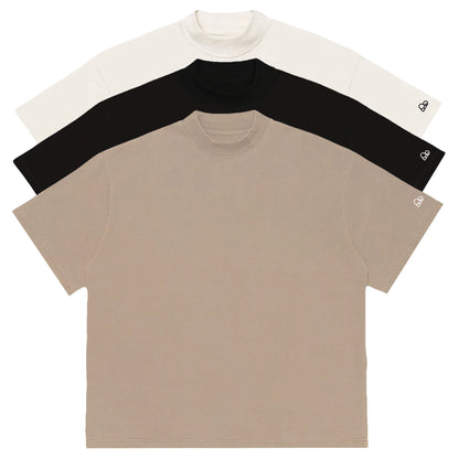 Kit com 3 Camisetas Oversized Lisa Encolhimento Zero