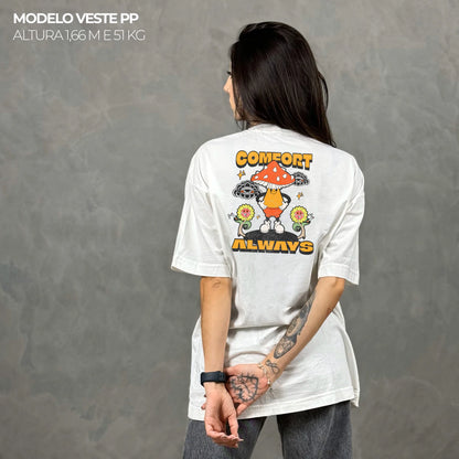 Camiseta Oversized Comfort Always Off White
