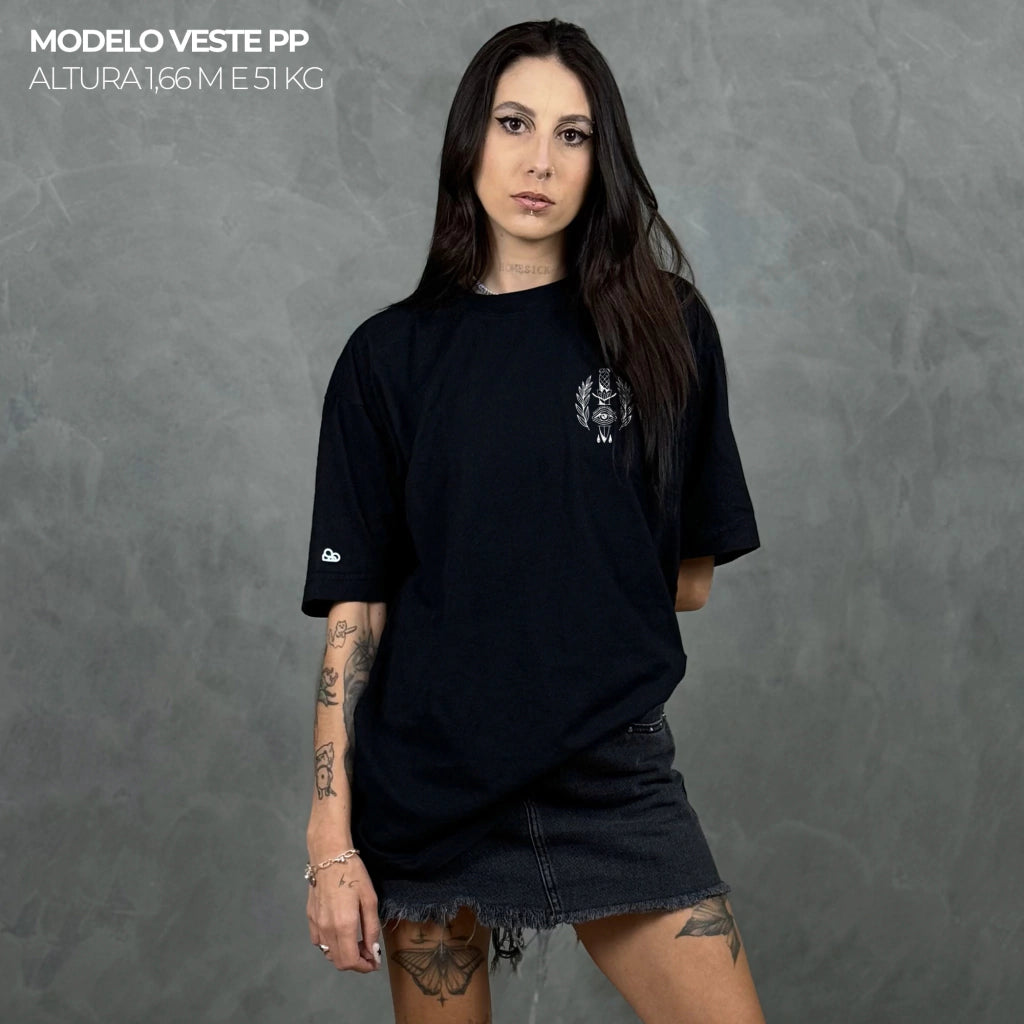 Camiseta Oversized Find What You Love Preto