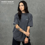 Camiseta Oversized Simple Cinza