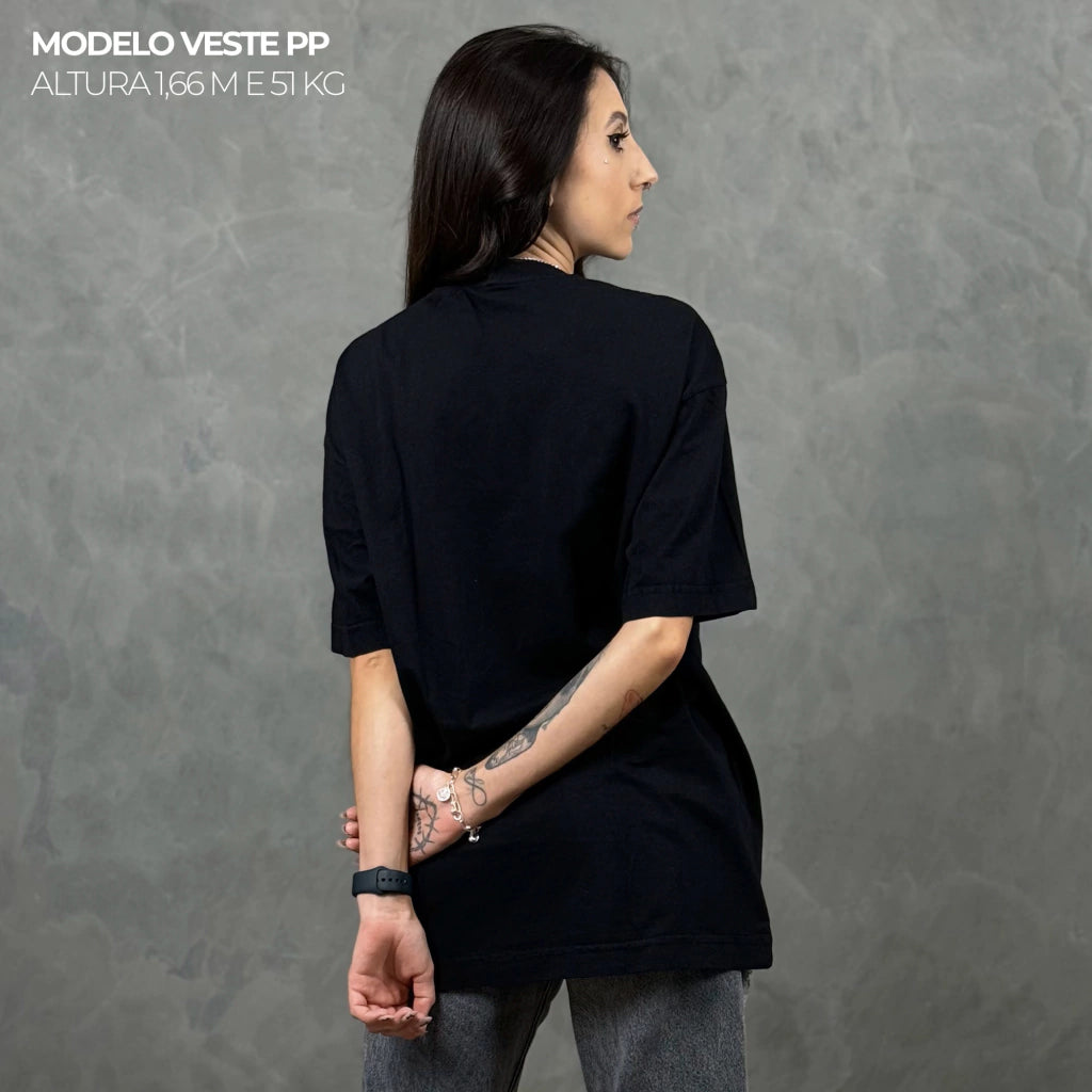 Camiseta Oversized Where is my Mind Preto