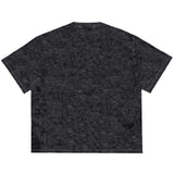 Camiseta Oversized Simple Preto Estonado