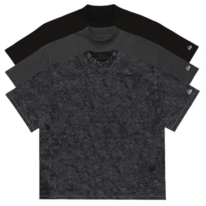 Kit com 3 Camisetas Oversized Lisa Encolhimento Zero