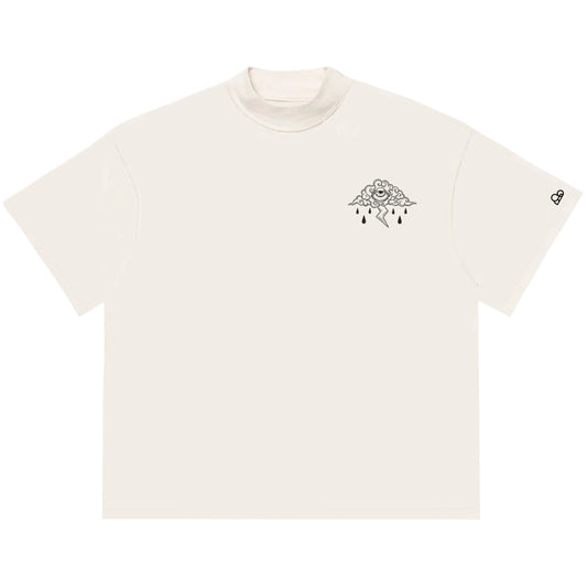 Camiseta Oversized Sad Cloud Off White