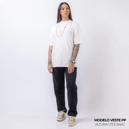 Camiseta Oversized Lisa Off White Zero Encolhimento