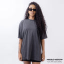 Kit com 6 Camisetas Oversized WNC Off White | Preta | Cinza