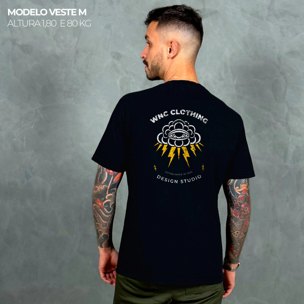 Camiseta Basic WNC Thunder Cloud Preto