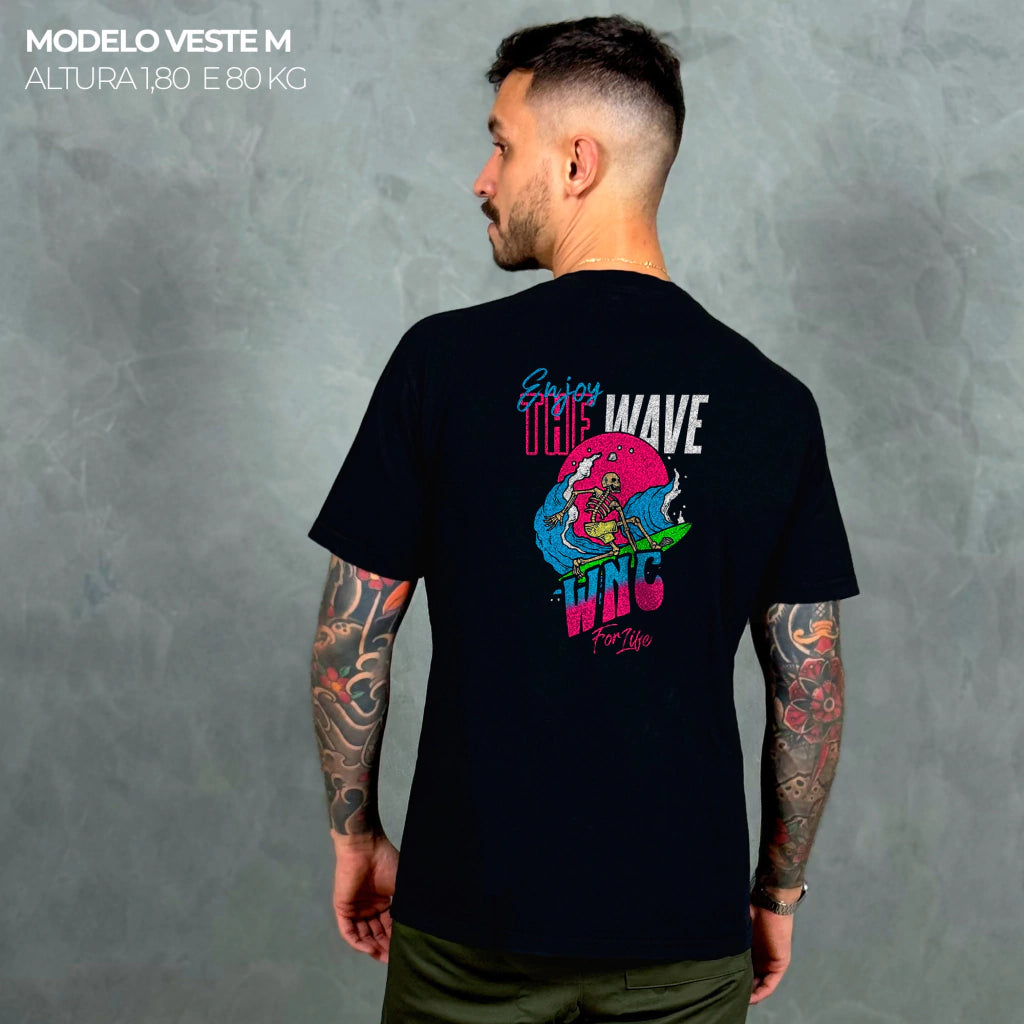 Camiseta Basic WNC For Life Preto